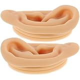 LRXIYODE Modelos De Orejas Artificiales Modelo De Silicona Suave Decoración De Exhibición De Orejas Falsas