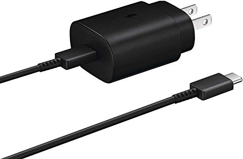USB C Charger-25W PD Wall Charger Fast Charging for Samsung galaxys Tab Active 2 and 3ft Type C to C Cable - Black (US Version with Warranty)