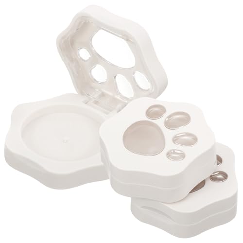 Ipetboom 3 Piezas Bandeja De Sombra De Ojos De Bricolaje Paleta De Maquillaje Bandeja De Pigmentos De Sombra De Ojos Paleta De Sombras De Ojos Vacia Paleta De Pintalabios El Plastico