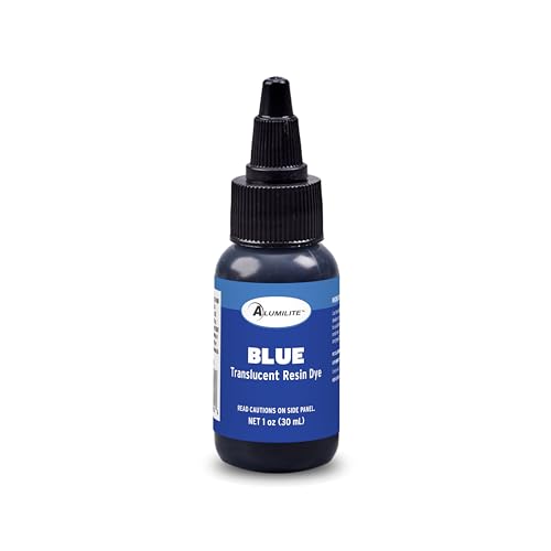 Alumilite Liquid Color Dye (Blue, 1 oz) Highly Concentrated Tint for Casting Resin, Polyester, and Urethane - Ideal for Clear, Translucent, or Opaque DIY Arts...