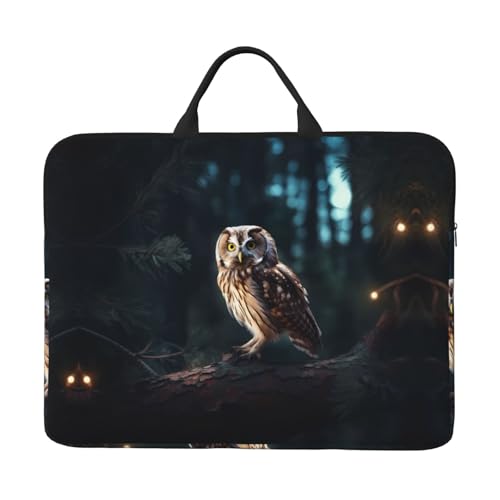 owls Graphic Laptop Sleeve - (16.5 x 12.2 inches) Shockproof Portable Laptop Sleeve