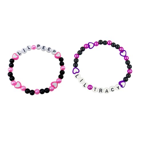 Eras Music Bracelets for Women Cute Preppy Pink Purple Heart Beads Bracelets Inspired Friendship Bracelets Set s Fashion Jewelry Gifts