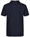 IZOD Boys School Uniform Performance Short Sleeve Solid Polo, Navy, 6