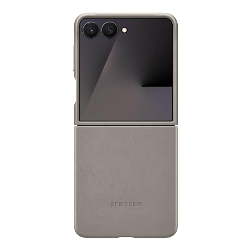 Image of Samsung Galaxy Z Flip7 Kindsuit Phone Case, Textured Feel, Protective Cover, Soft Inner Lining, US Version, Taupe