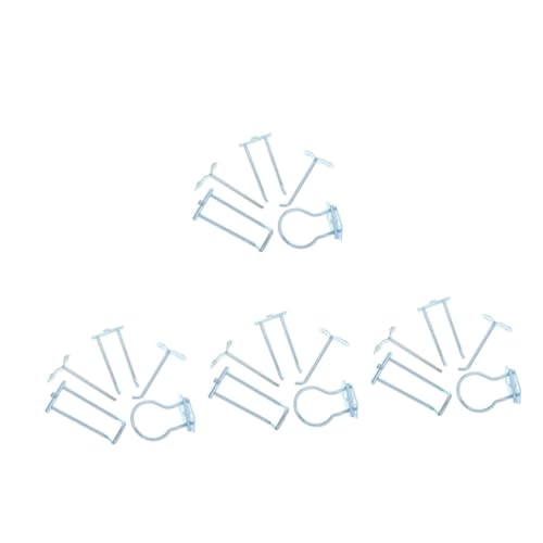 Gatuida 5 Juegos Gancho Para Estante De Herramientas Panel De Herramientas Accesorios Para Tableros Accesorios Organizadores De Tableros Perforados Ganchos De Pared Silver 5 Piezas * 5