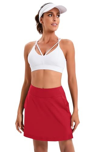 Image of Oyamiki Women's Active Athletic Skort Lightweight Tennis Skirt Perfect for Running Training Sports Golf