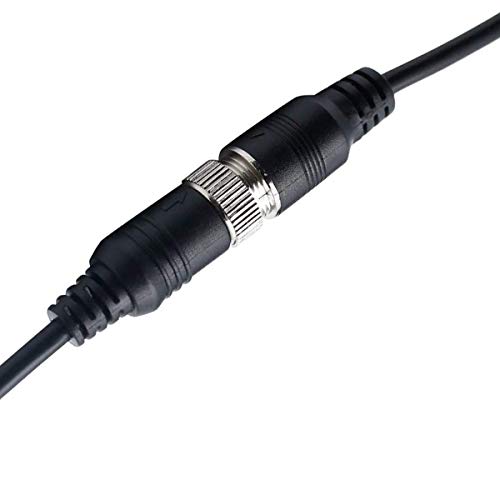 3FT/1M Car 4Pin Aviation Video ExtensionCable for, CCTV Rearview Camera Truck Trailer Camper Bus Motorhome Vehicle Backup Monitor Waterproof Shockproof System