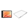 Tablet Bundle: Includes Amazon Fire HD 10 tablet, 10.1″ (2023 Release) | 64 GB | Black & Made for Amazon Clear Case