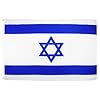 AZ FLAG - Israel Flag - 2x3 Ft - 100D Polyester Israeli - Jewish Banner with Two Metal Grommets - Fade Resistant - Vivid Colors - 2' x 3' Feet - 90x60 Cm #1
