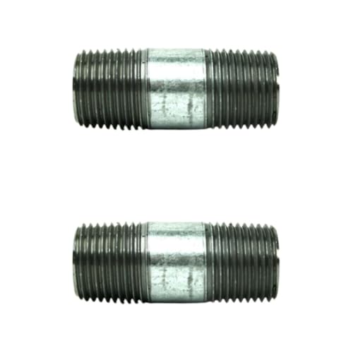 HASMX Replacement 83112 Nipple Replacement for PrimeX (1/2 Inch x 2 Inch Galvanized Steel Nipple), 2-Pack