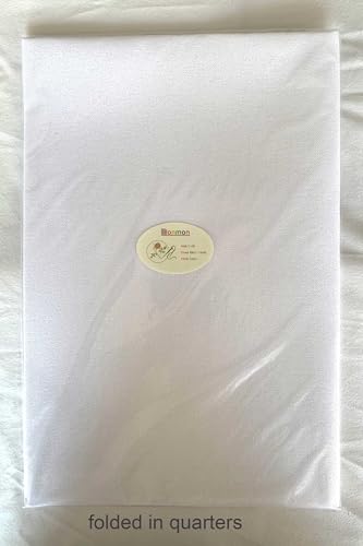 Image of Aida Cloth 28 Count Cross Stitch Fabric,19x28inch (28CT,White)
