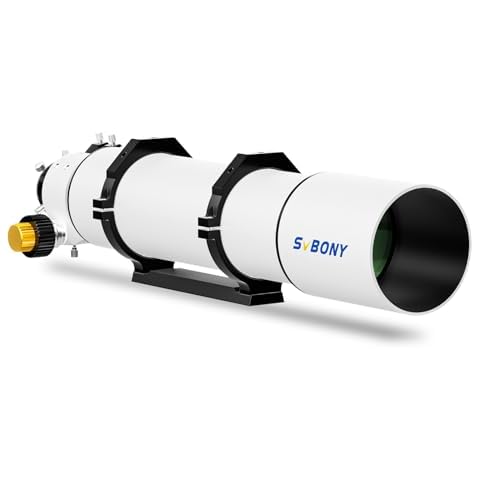 SVBONY SV48P Telescope, 102mm Large Aperture F6.5 Refractor OTA, Imaging Brighter, More Suitable for The Observation of Deep Space Celestial Objective Cover