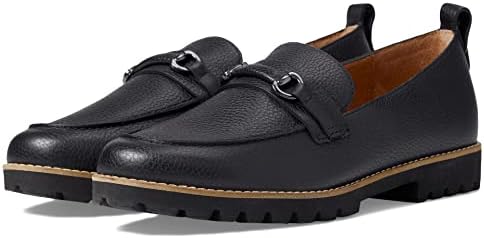 Gentle Souls by Kenneth Cole Women's Women's Eugene Lug Bit Loafer, Black 1, 8.5 | Image 3