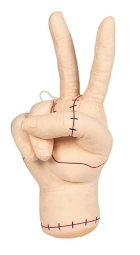 Grupo Moya Figura peluche quarta-feira mão a coisa, família addams 38 cm sinal V de vitória