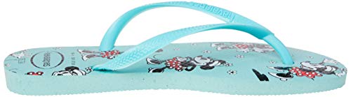 Chinelo Slim Disney, Havaianas, Feminino, Ice Blue, 39/40