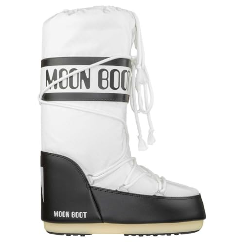 Moon Boot Icon Nylon Schneestiefel Black/White 2MONW2024036 Black/White 39-41