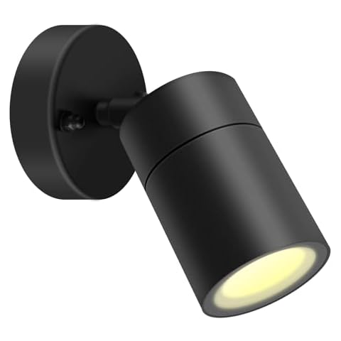 Kerry Adjustable Black Stainless Steel Wall Light Cover