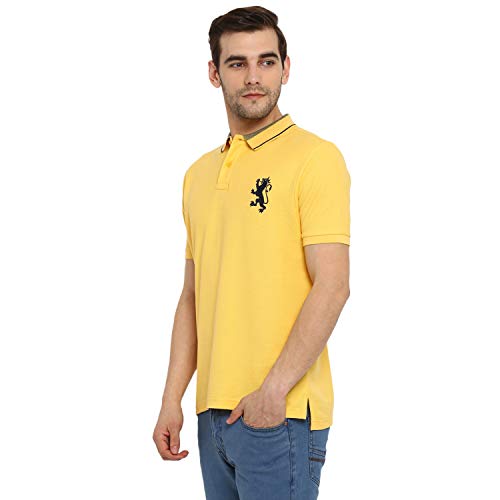 Image of Red Tape Men's Solid Regular Fit Polo