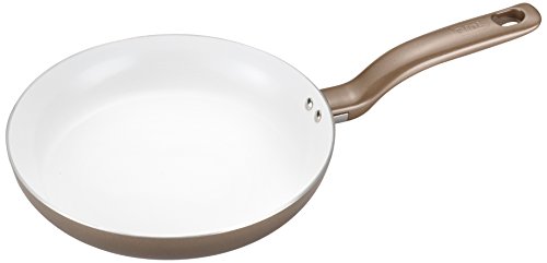 T-Fal Initiatives Ceramic Nonstick Fry Pan 12 Inch Pots and Pans, Cookware Gold