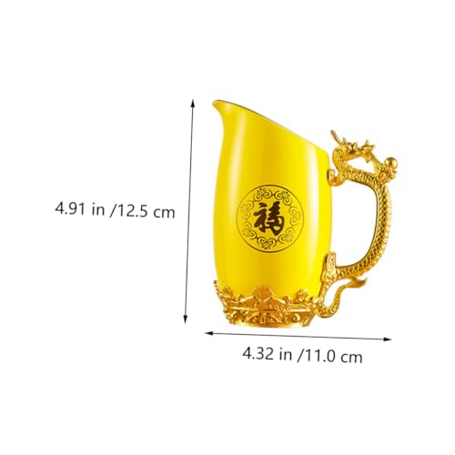 Set de copas de cerámica con diseño de zodiaco dorado miniatura 2