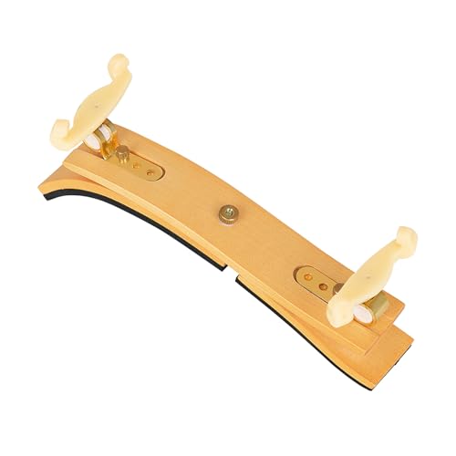 Épaulière en bois solide pour violon 4/4 avec texture naturelle authentique