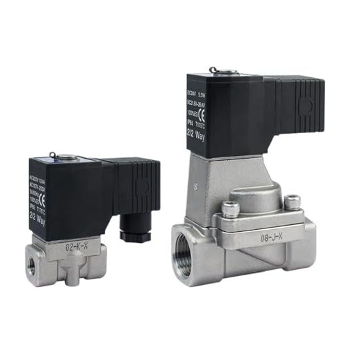 Électrovanne à vapeur inox 304 haute température 24V eau 2L150 2L200-20-B