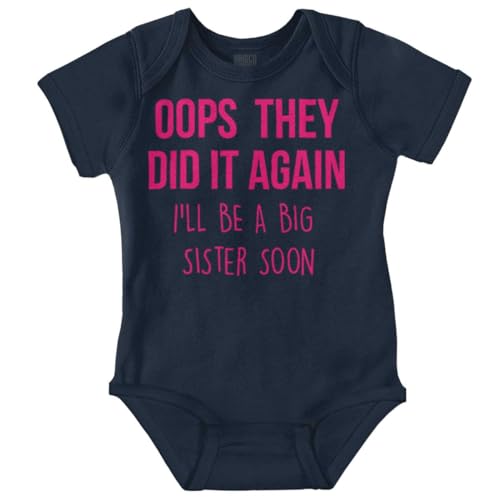 Brisco Brands Oops They Did It Again Im A Big Sis Baby Bodysuit Jumper Girls
