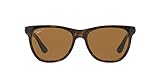 Ray-Ban RB4184 Square Sunglasses, Light Havana/Polarized Brown, 54 mm