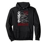 Naruto with Kunai Kanji Pullover Hoodie