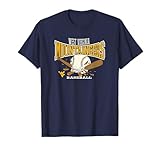 West Virginia Mountaineers Baseball Bite Navy T-Shirt