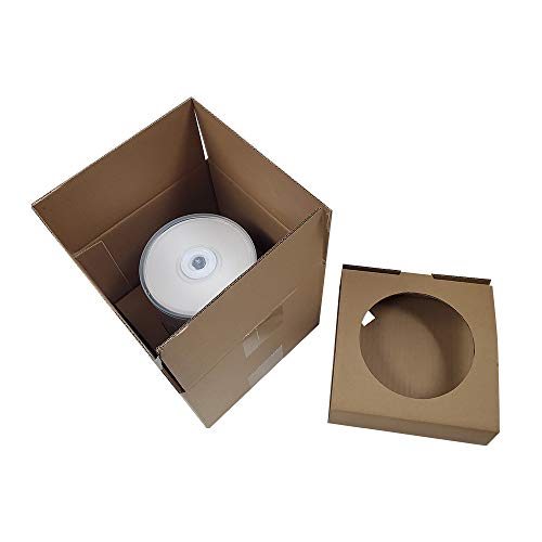 PlexDisc CD-R 700MB 52X White Inkjet Hub Printable Recordable Media Disc - 100pk Spindle