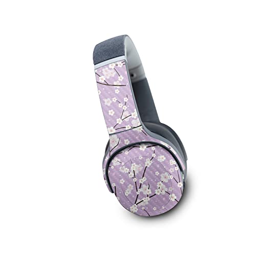 Image of MightySkins Carbon Fiber Skin Compatible with Skullcandy Crusher Evo Wireless - Sakura Purple | Protective, Durable Textured Carbon Fiber Finish | Easy to Apply | Made in The USA