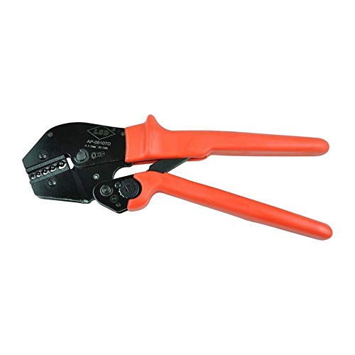 Pince à sertir à cliquet pour câbles non isolés de 0.5 à 10mm² avec système de sertissage manuel