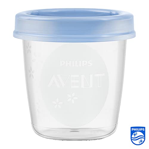 Philips AVENT SCF619/05 Aufbewahrungsbecher für Muttermilch, Becher inklusive Deckel 2