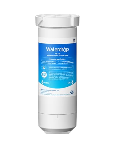 Waterdrop XWF Water Filter Replacement for GE WR17X30702 No chip