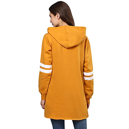 Image of PINACOLADA Women Solid Stylish A-Line Casual Winter Sweatshirts
