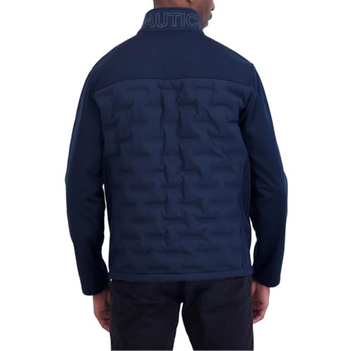 Image of Nautica Men's Lightweight Softshell Jacket - Bonded Fleece Lining, Regular, Big & Tall Sizes