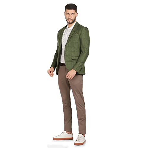 Image of Blackberrys Men Navy Checks Blazers