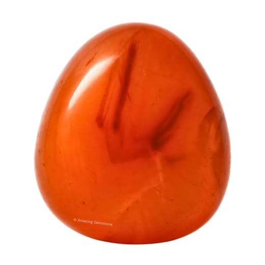 Carnelian Crystal Tumbled Stones Polished Rocks - Natural Gem Stones for Healing - DIY Crystals for Protection (1 oz)
