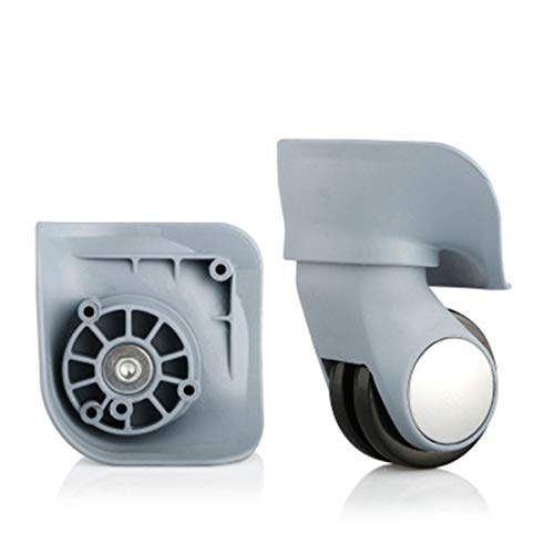Wheels for Luggage, (Set of a Pair 360 Degree Swivel Luggage Mute Wheel Suitcase Replacement Repair Wheels Parts Spinner(Size:Gray)
