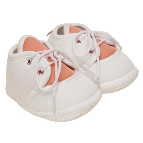 Image of Neska Moda 6 To 12 Months Baby Boys & Baby Girls Cute Soft Cotton Pre-Walker Lace Booties-BT4713