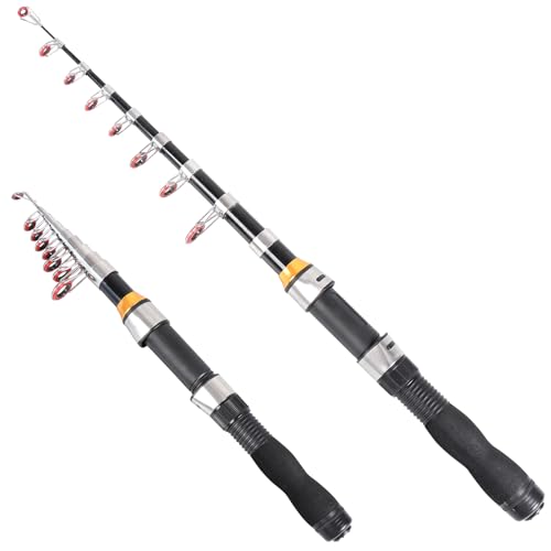Telescopic Rod, Collapsible Extendable for Saltwater & Freshwater, Lightweight and Compact Design...