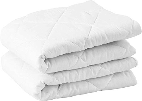 Niagara Sleep Solution 100% Cotton Thick Quilted Pillow Protectors Pair Standard 20X26Inches Ultra Plush White Zippered Set Of 2 Size Encasement 2 Pack Quilted Cotton Standard #TOP3