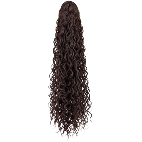 Lpitoy Extensión De Coleta con Pinza De Garra, Extensión De Coleta Larga, Pieza con Pinza De Garra, Peinado Ondulado, Postizos Sintéticos para Mujeres para Uso Diario