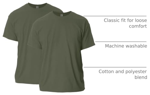 Image of Gildan Adult Ultra Cotton T-Shirt, Style G2000, Multipack