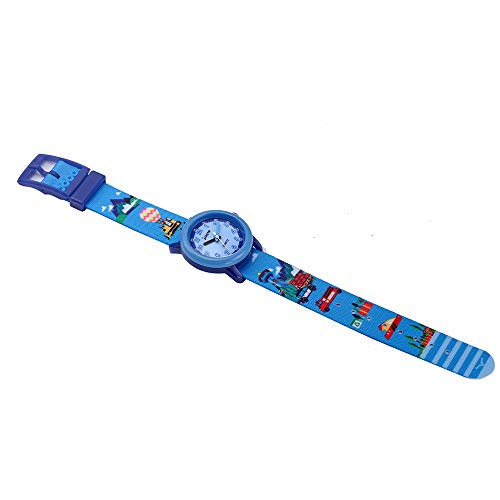 Boy's Kids Children Watch,3D Cute Cartoon Breathable Fabric Band Japanese-Quartz Wristwatches Time Teacher Gifts Watches for Kids Boys Toddlers (Amusement Park)3