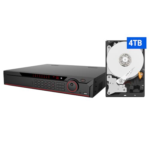 NVR101-8C-8P, 8 Channel 1-SATA H.265 Network Video Recorder, 8-Port PoE | 4K | 1U | 8TB