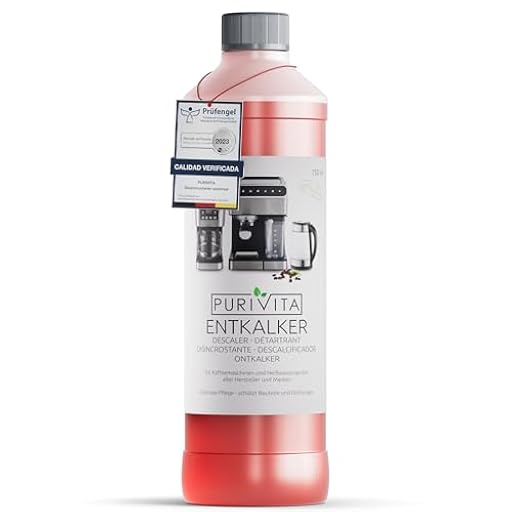 PURIVITA® Universal Descalcificador Máquinas de Café [750 ml] - Anticalcário para máquinas Delonghi, Dolce Gusto, Nespresso, Philips e outras - Limpa cafeteiras | Ya disponible en tu tienda friki favorita! En mundofriki.es!