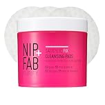 Nip + Fab Saliyclic Fix Cleansing Pads for Face with Hyaluronic Acid, Exfoliating Facial Pad BHA Exfoliant for Skin Hydration Acne Breakouts and Blemishes, 60 Pads, 80 ml