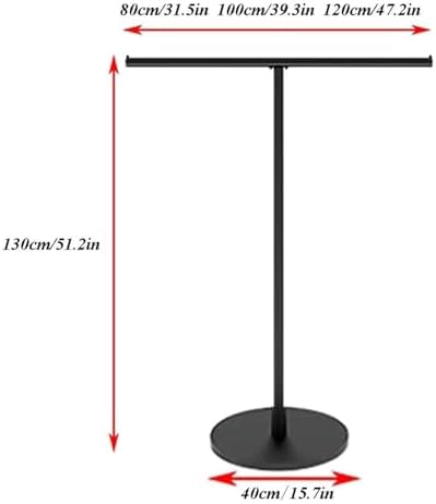 Industrial Pipe Clothing Rack（Gold,120x130cm）